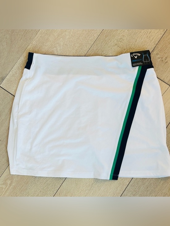 Callaway Dresses & Skirts - Callaway Truesculpt White Golf Skort UPF Performance Skirt Size Large NWT